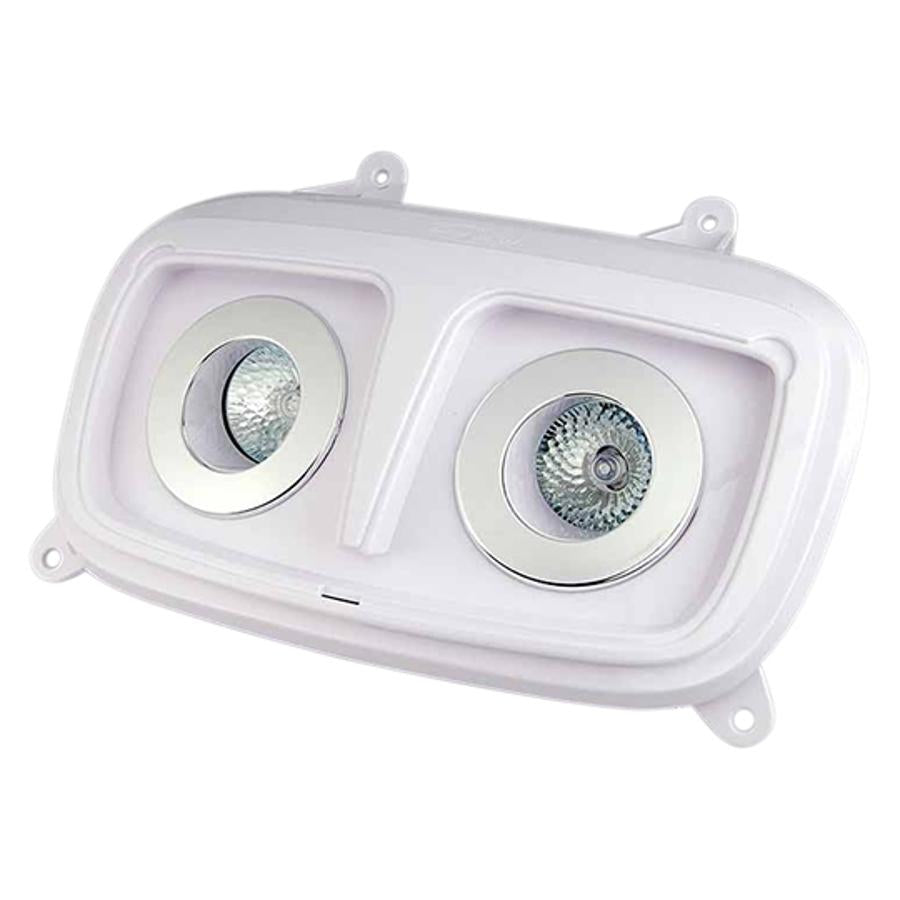 DOUBLE OPTIQUE TUN'R BOOSTER 2004-> BLANC CHROMÉ