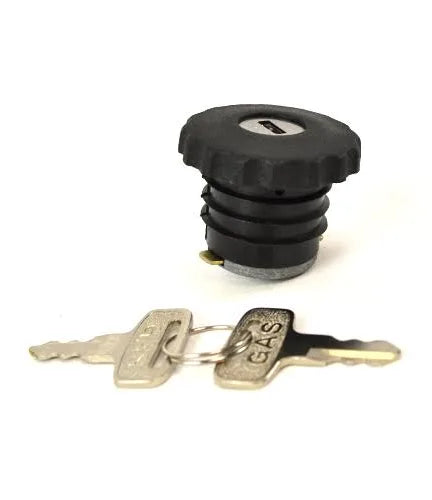 Bouchon d'essence et antivol Peugeot 103 noir