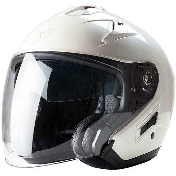 Casque jet blanc