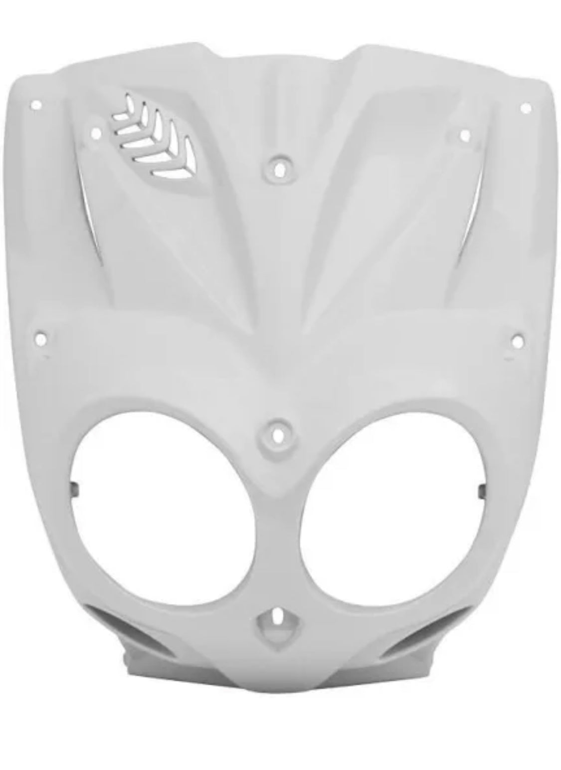 Carénage / face avant blanc brillant pour MBK Stunt et Yamaha Slider