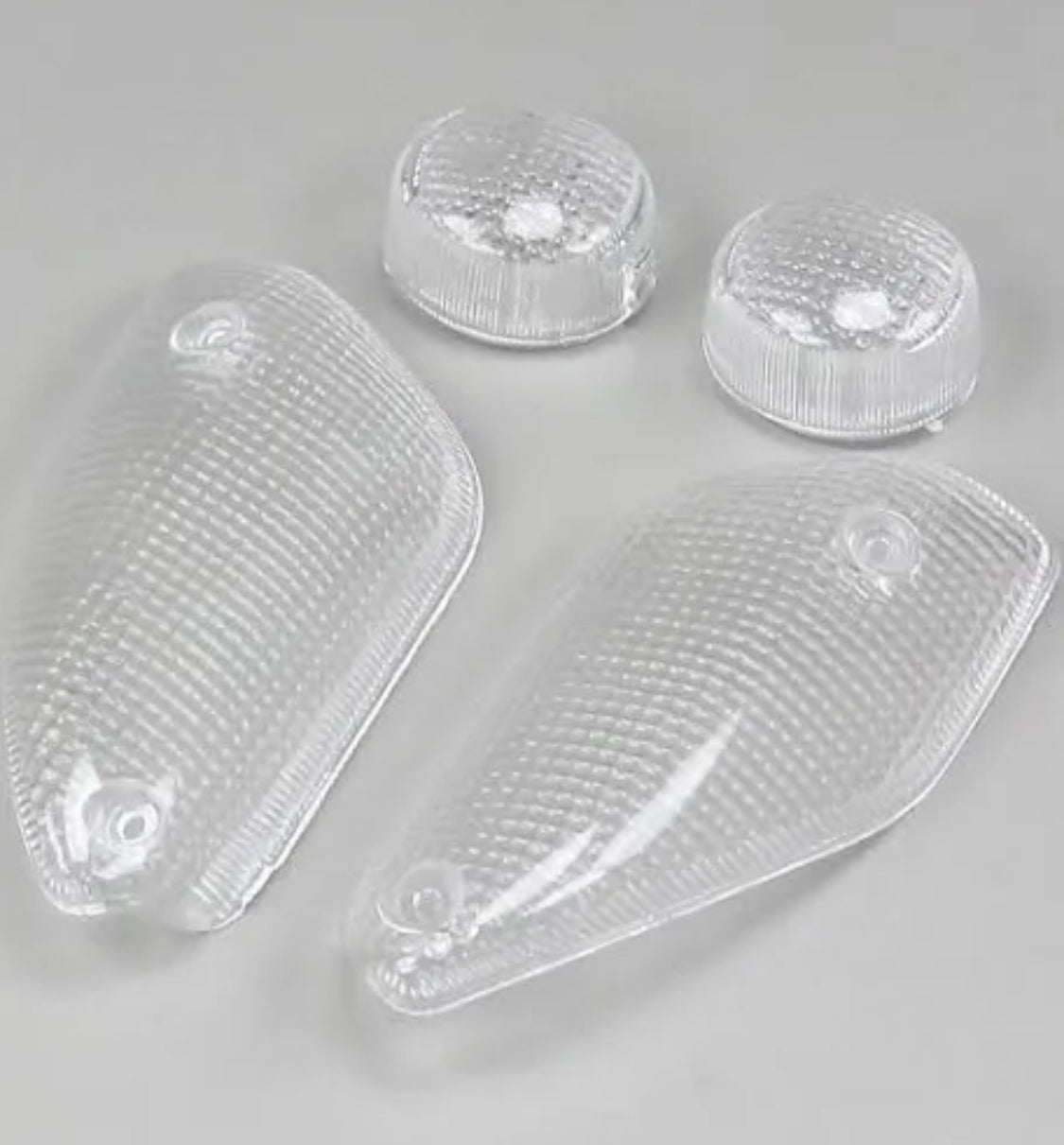 Cabochons de clignotants transparents pour MBK Nitro et Yamaha Aerox (1998 - 2012)