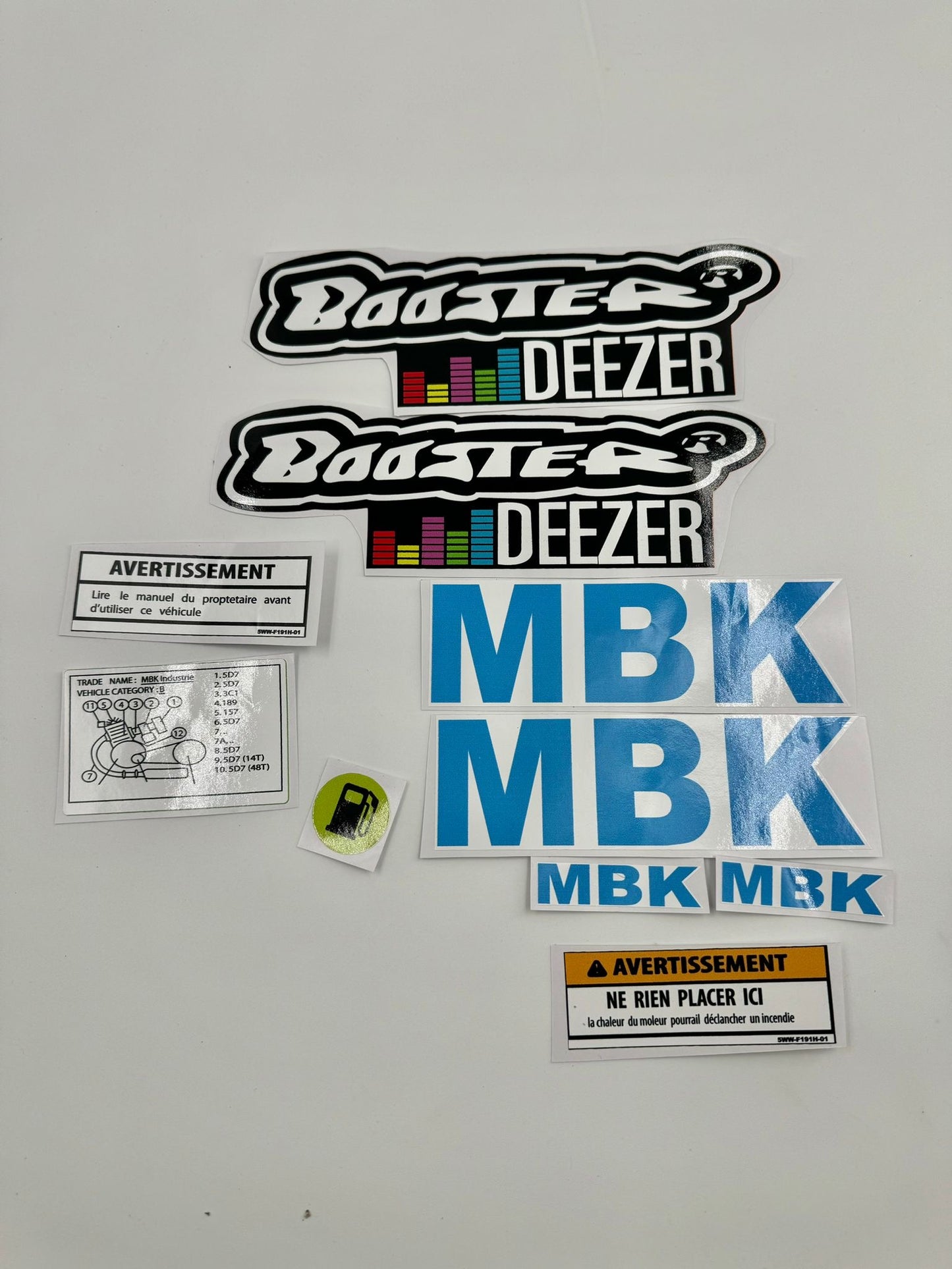 Kit déco mbk booster deezer