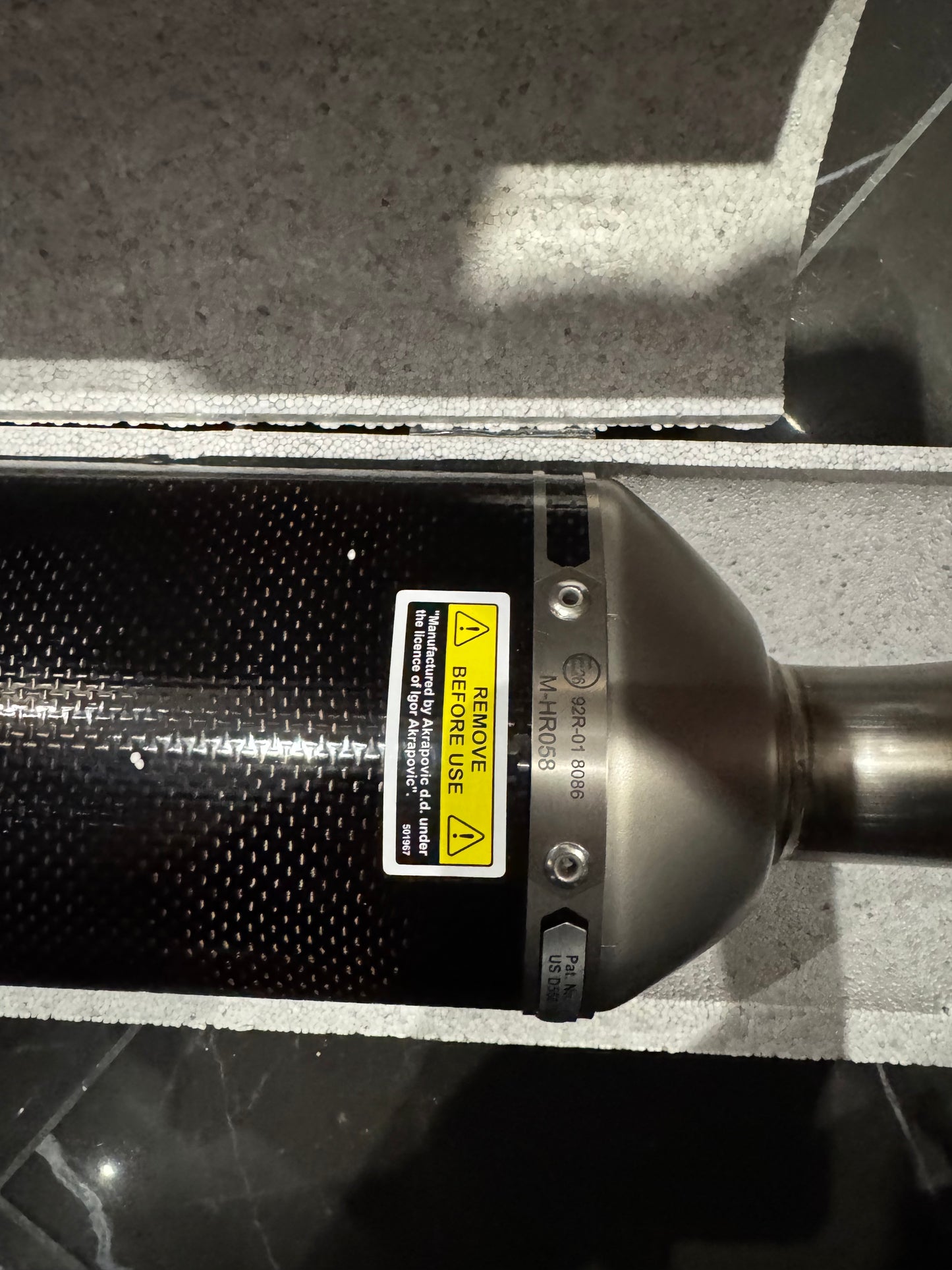 Silencieux échappement akrapovic