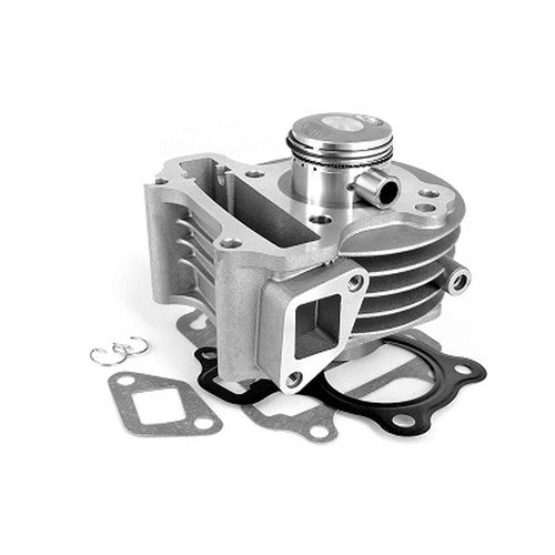 Cylindre piston alu Ø39 mm GY6 Kymco Agility, Peugeot Kisbee, TNT Motor... 50 4T (axe 13 mm)