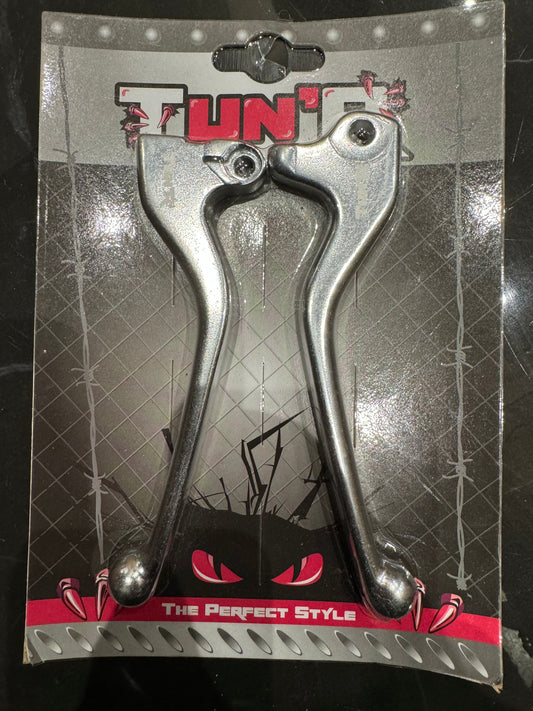 Levier de frein tun'R adapatble chromé pour Yamaha bw's, slider et MBK booster, stunt a partir de 2004