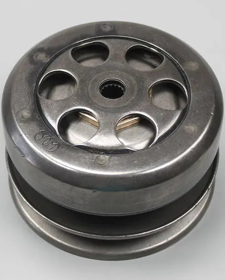 Embrayage complet (avec cloche) GY6, Piaggio, Minarelli... (correcteur de couple Ø118 mm)