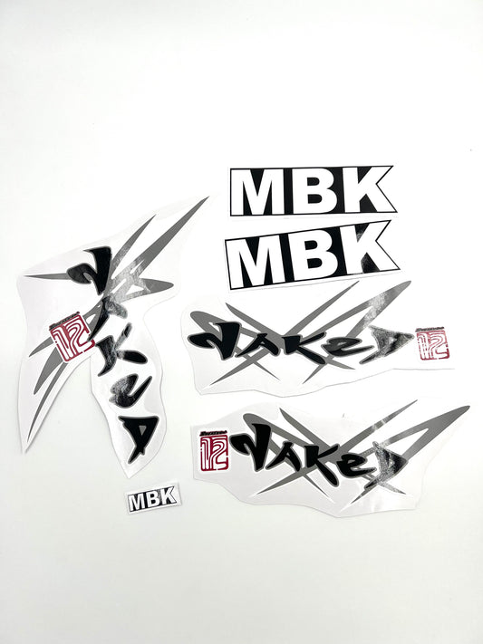 kit déco mbk naked 12 pouces gris et noir