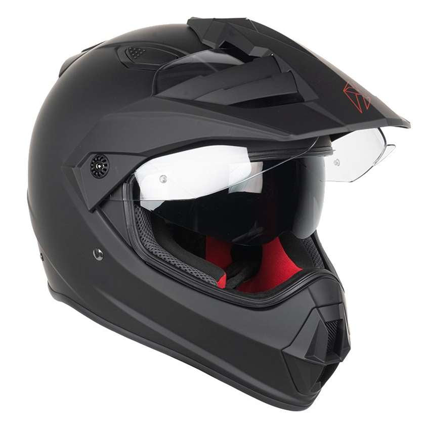Casque cross noir