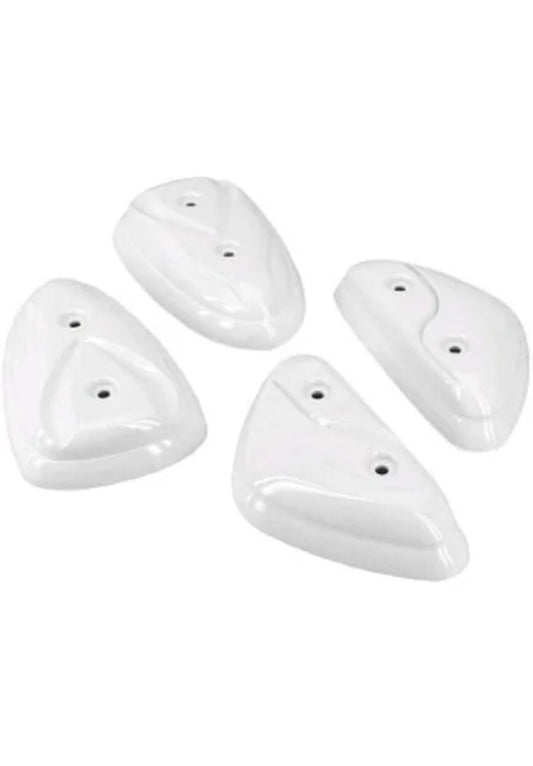 Pad / carénage arriere blanc brillant pour MBK Booster et Yamaha Slider