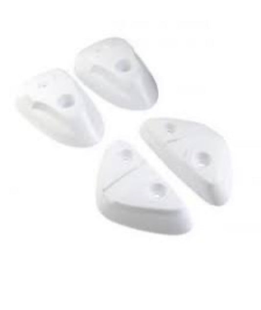 Pad / carénages arriere et avant blanc brillant pour MBK Stunt et Yamaha Slider