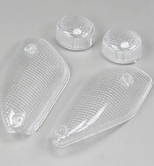 Cabochons de clignotants transparents pour MBK Nitro et Yamaha Aerox (1998 - 2012)