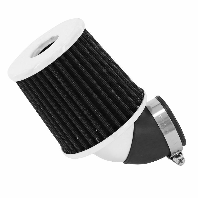 FILTRE A AIR REPLAY KN MANCHON REGLABLE BLANC-NOIR DIAM 35-28